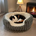 Soft Round Donut Cat Bed – product view 1