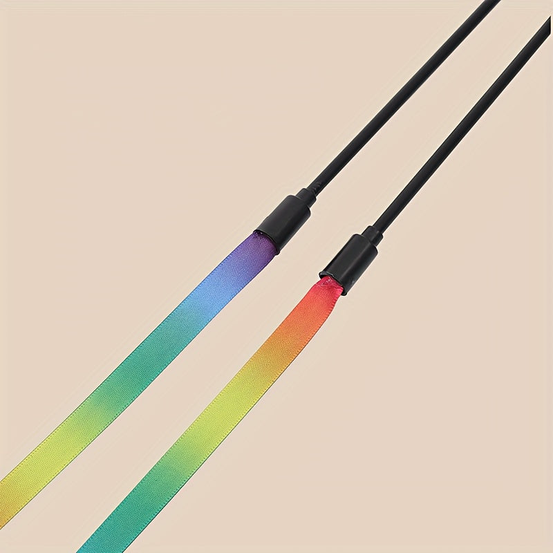Rainbow Ribbon-Tail Cat Toy – product view 4