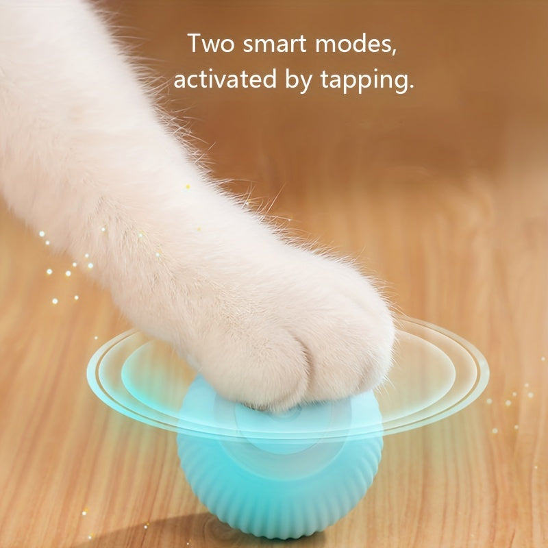Automatic Rolling Ball & Teaser Wand Cat Toy – product view 6