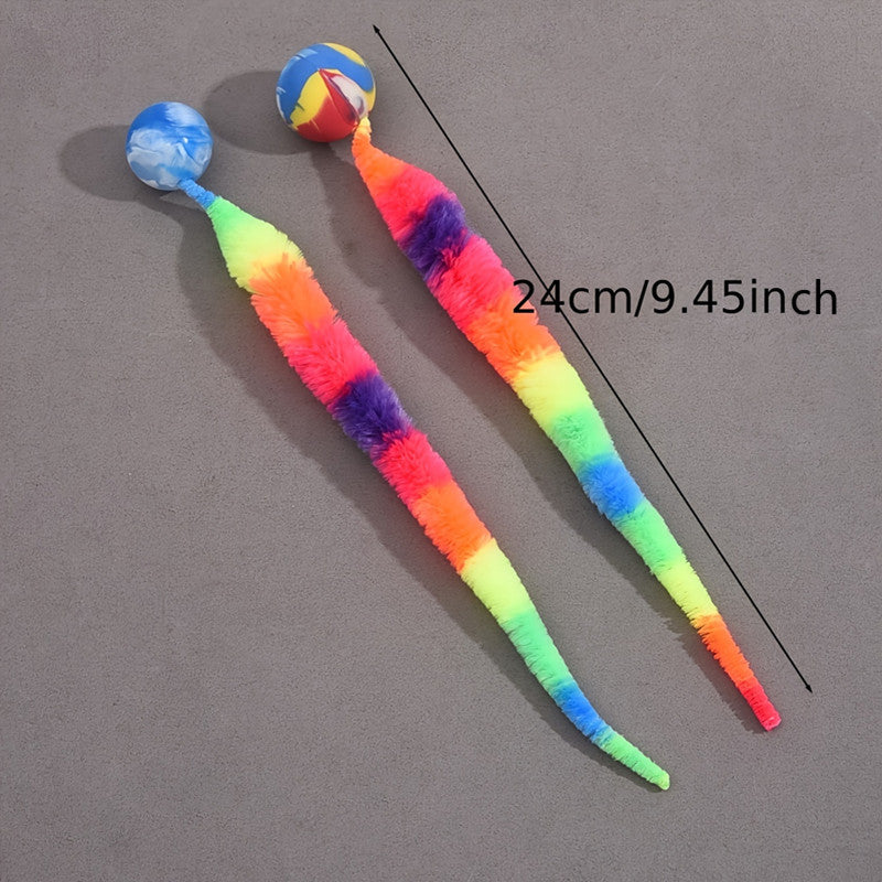 2-Piece Twisted Caterpillar Cat Toy Set – product view 5