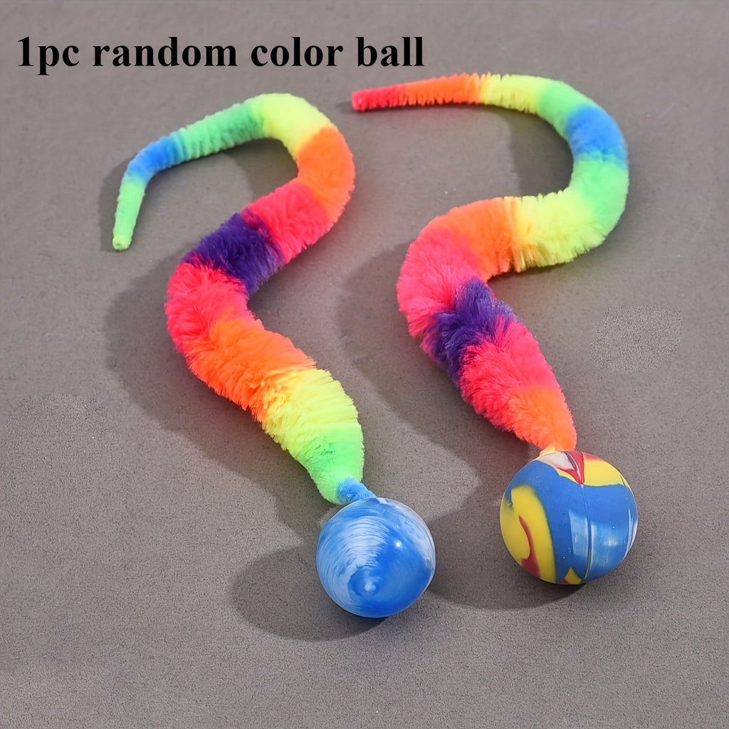 2-Piece Twisted Caterpillar Cat Toy Set – product view 3