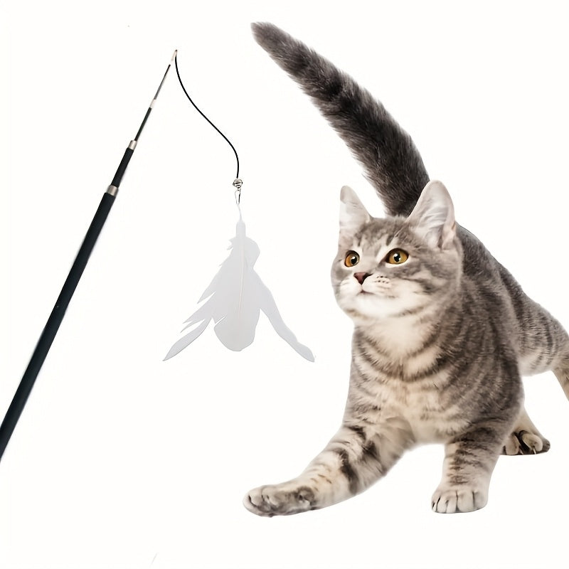 Telescopic Feather Wand Cat Toy – product view 5