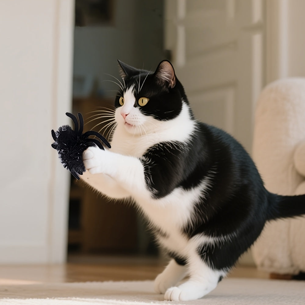 Plush Spider Cat Toy – product view 3