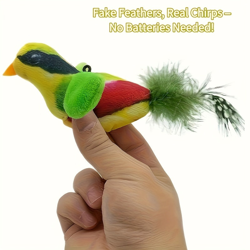 Hanging Chirping Bird Cat Toy – product view 3