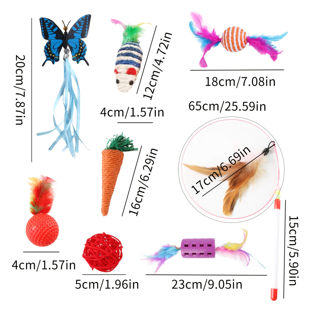 Assorted Cat Toy Variety Set – product view 2