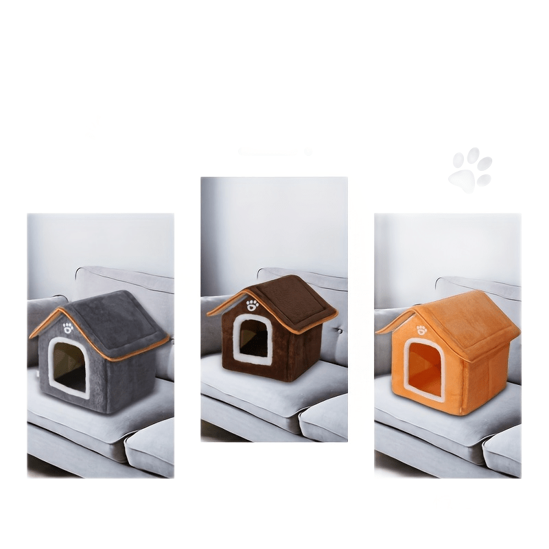 Washable Four-Season Enclosed Cat Bed – product view 5