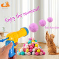 Interactive Soft-Ball Cat Toy Launcher – product view 1