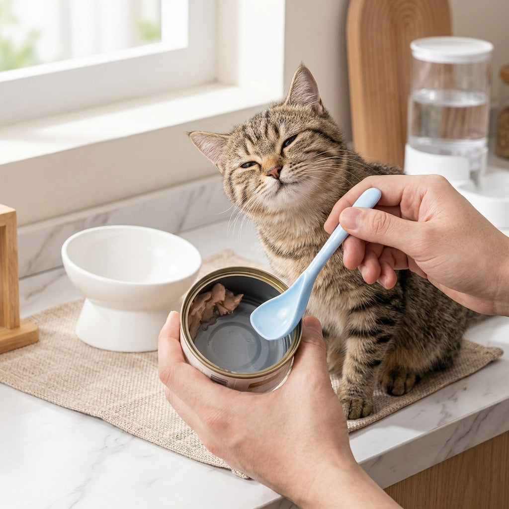 Easy-Clean Wet Cat Food Mixing Spoon – product view 6
