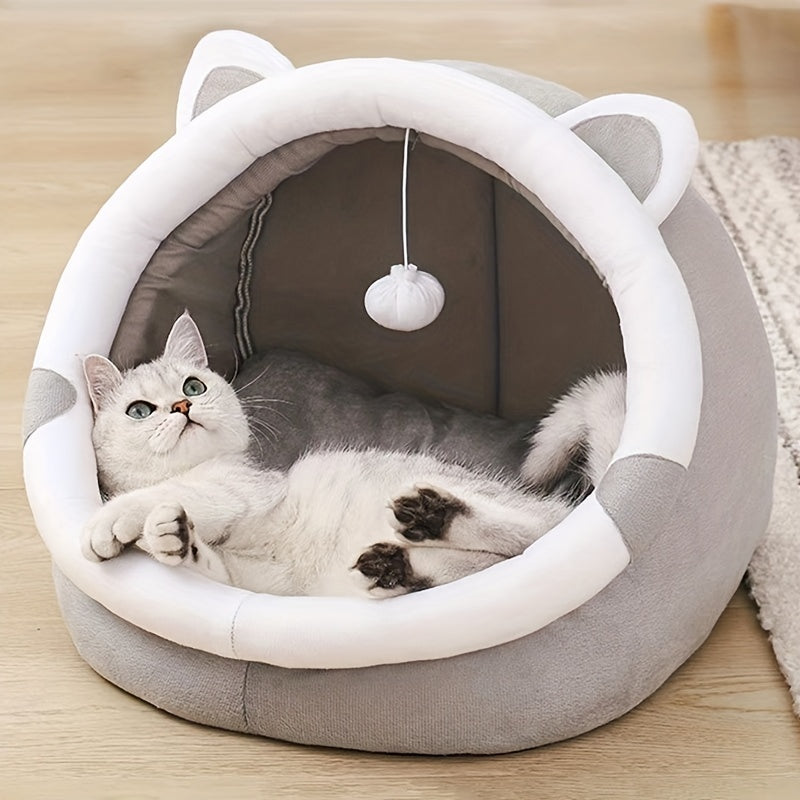 Cozy Indoor Cat Cave Tent – product view 1