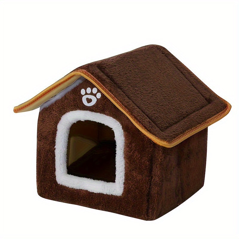 Washable Four-Season Enclosed Cat Bed – product view 3
