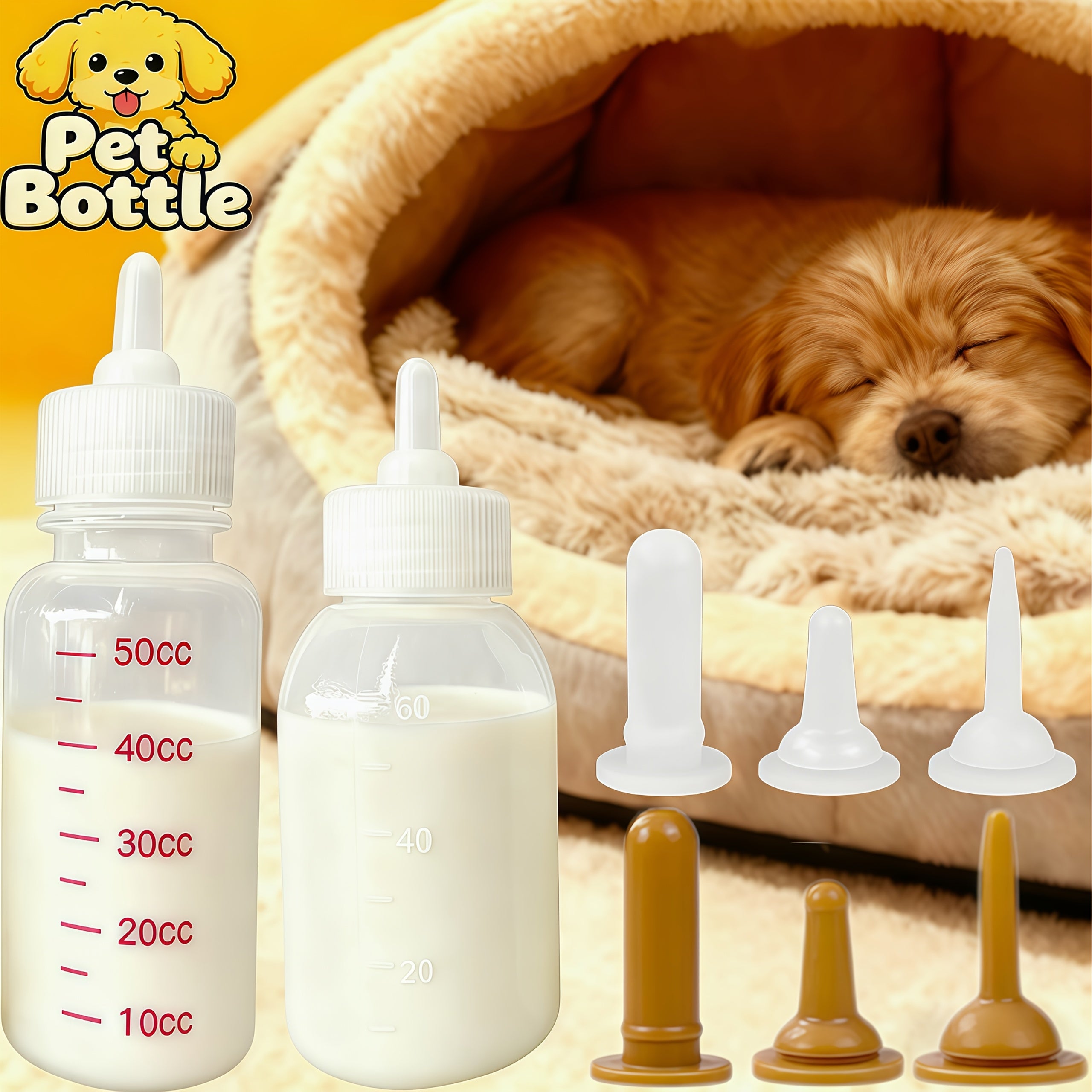 All-in-One Kitten Feeding & Medicine Bottle Set – product view 1