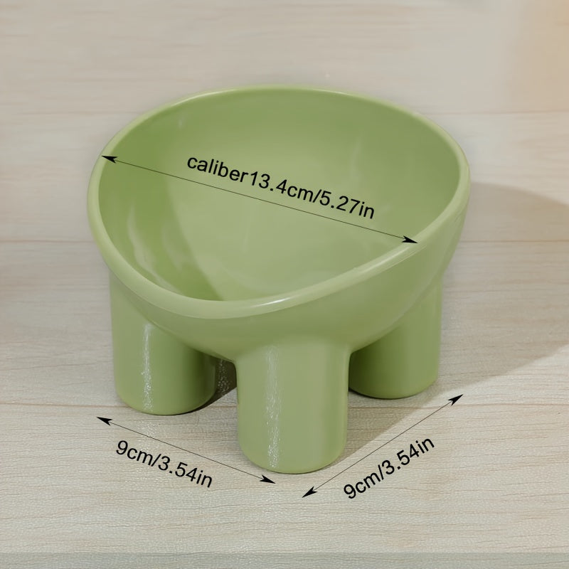 Tilted Raised Cat Bowl with Stand – product view 2