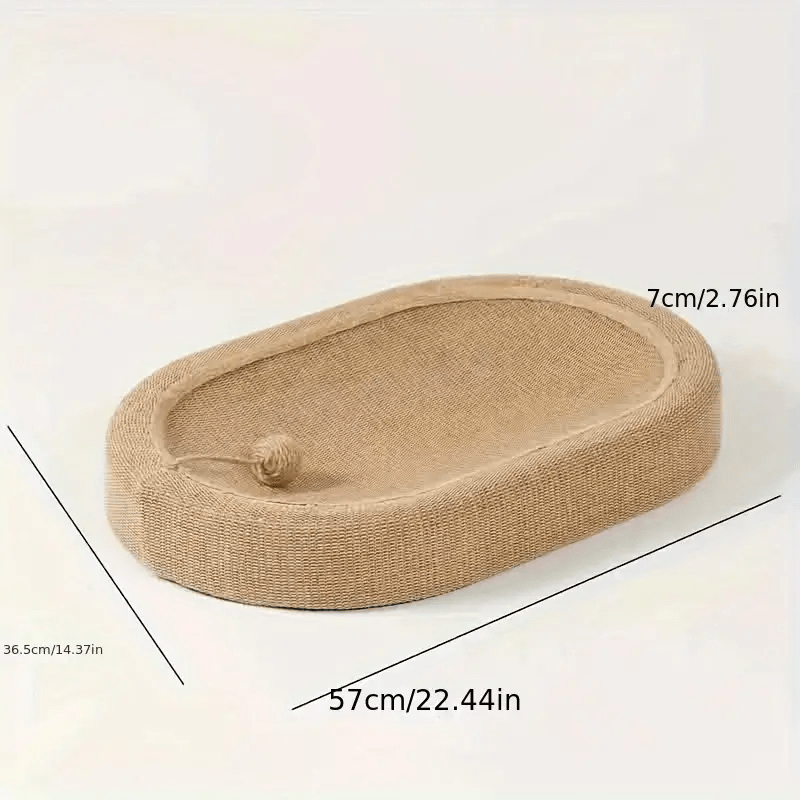 Jute Cat Scratcher Lounge Bed – product view 3