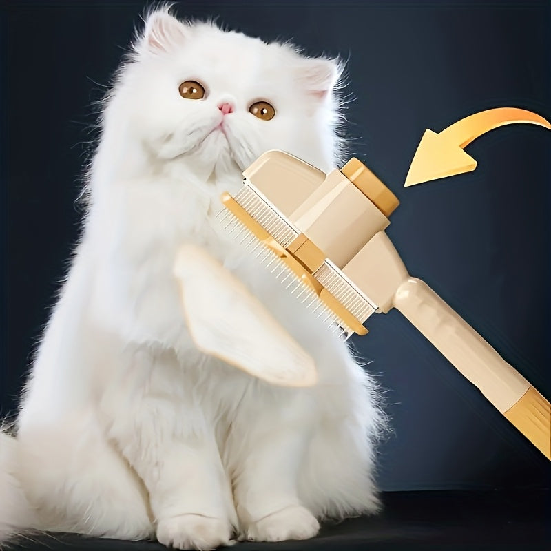 Purrfetti Self-Cleaning Cat Grooming Brush
