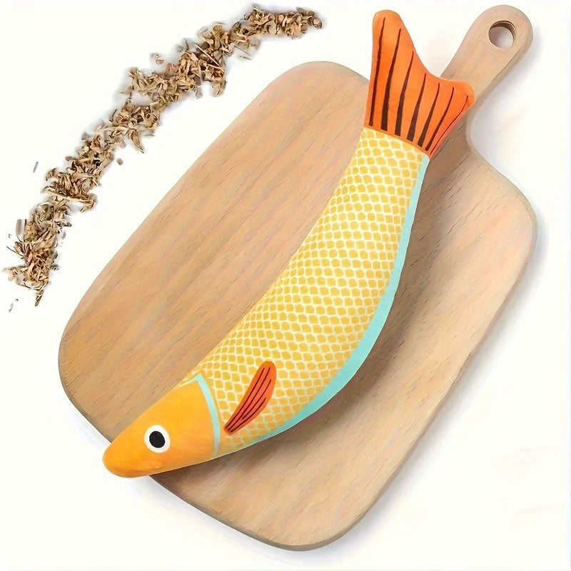 Purrfetti Crinkle Fish Cat Kicker Toy