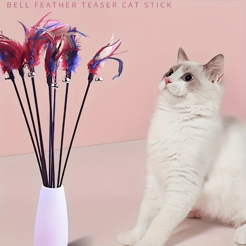 Purrfetti Interactive Feather Wand Set