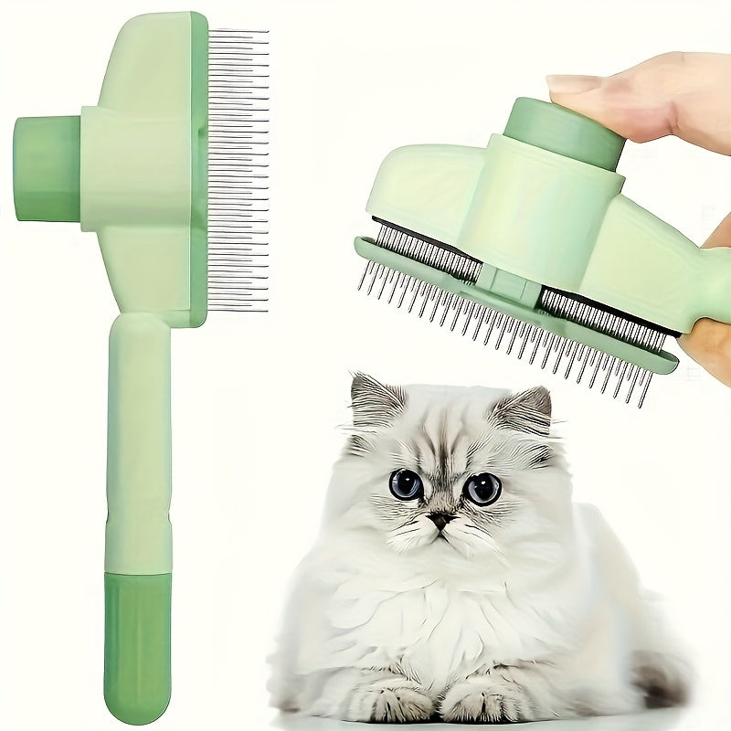 Purrfetti Self-Cleaning Cat Grooming Brush