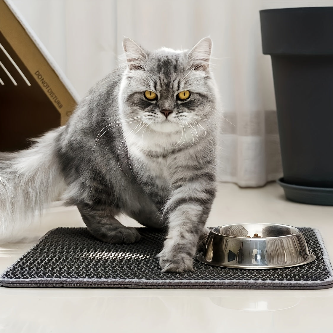 Purrfetti Honeycomb Cat Litter Mat