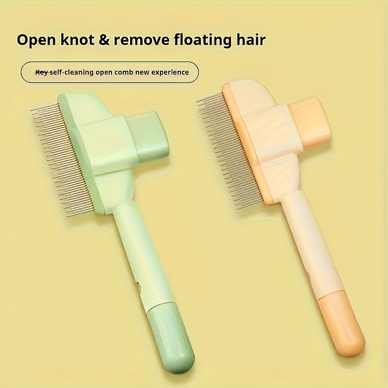 Purrfetti Self-Cleaning Cat Grooming Brush