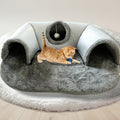 Purrfetti 3-in-1 Cat Tunnel Bed & Play Mat