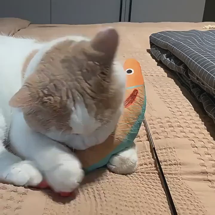 Purrfetti Crinkle Fish Cat Kicker Toy