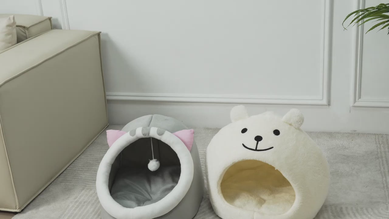Purrfetti Cozy Cave Cat Bed